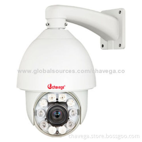 1,000TVL High-resolution 27x IR Auto-tracking Waterproof Security Camera with 10x Digital Zoom